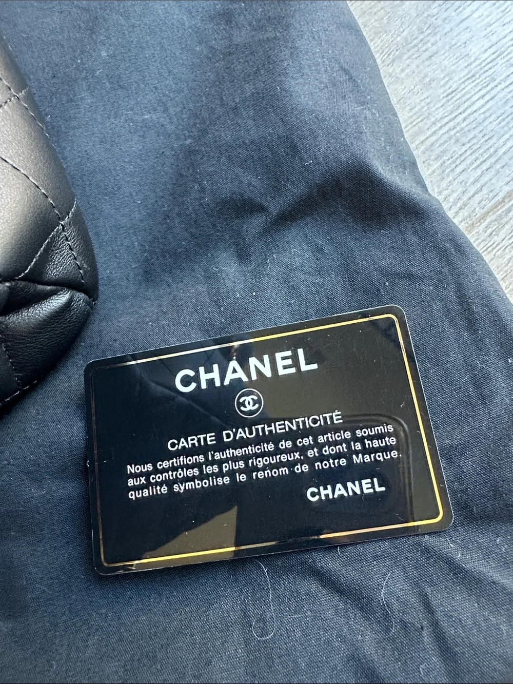 CHANEL quilted tote